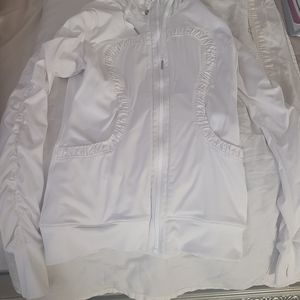 White Lululemon jacket
